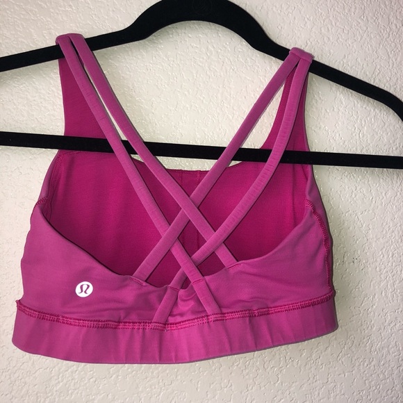 lululemon sports bra criss cross back